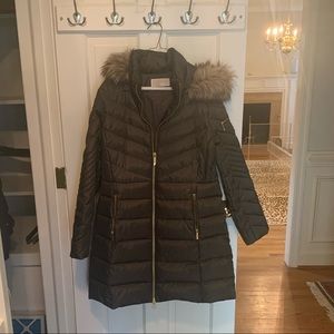 Michael Kors Hooded Puffer Jacket